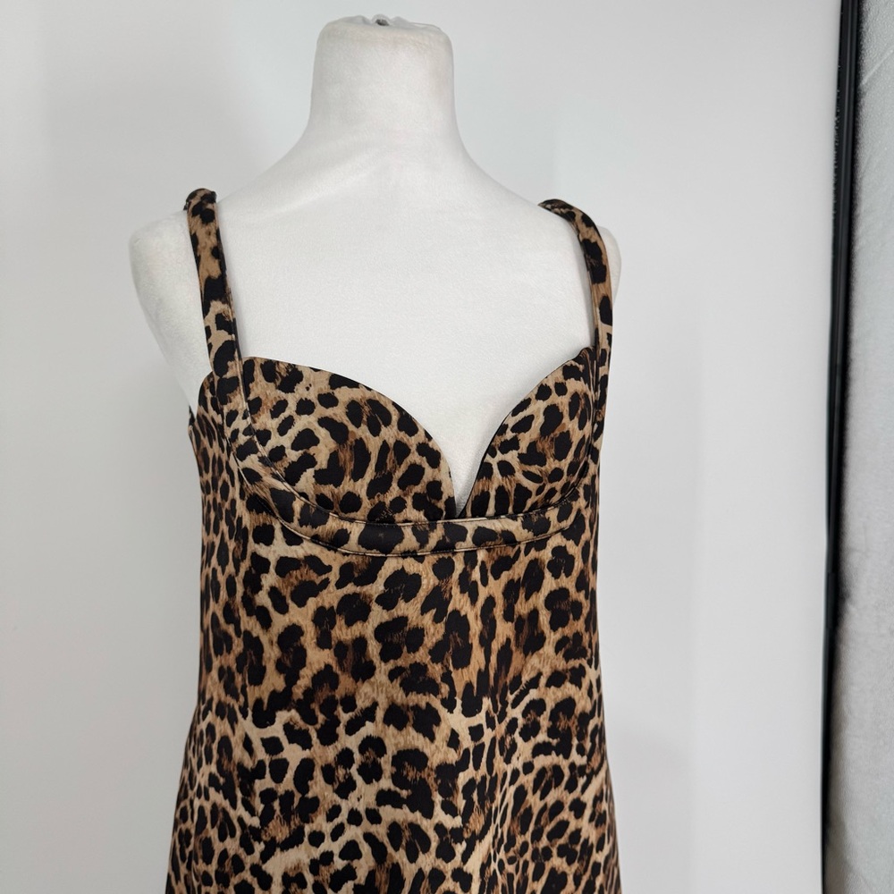 NWT Anthropologie Dhruv Kapoor Leopard Mini Dress - Picture 6 of 12